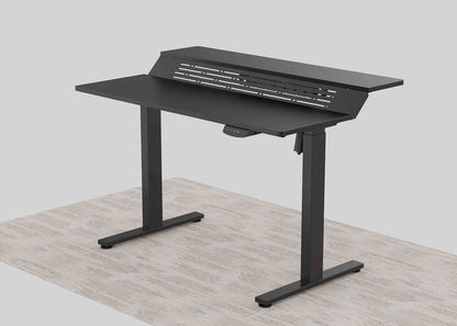 Height Adjustable Office Desk 2 Tiers Standing Desk – Motionfurni