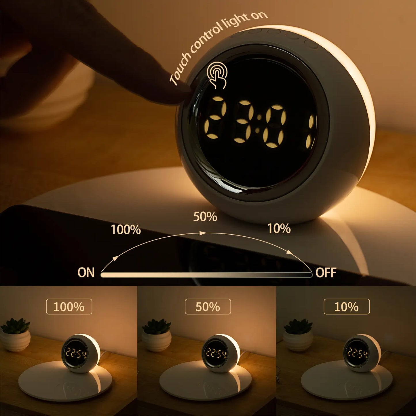 Night Light Desk Lamp Wireless Charger